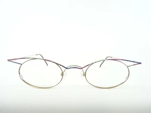 Federleichte, zarte Brille Damenfassungen ausgefallenes Design oval bunt Gr/M - Bild 1 von 6