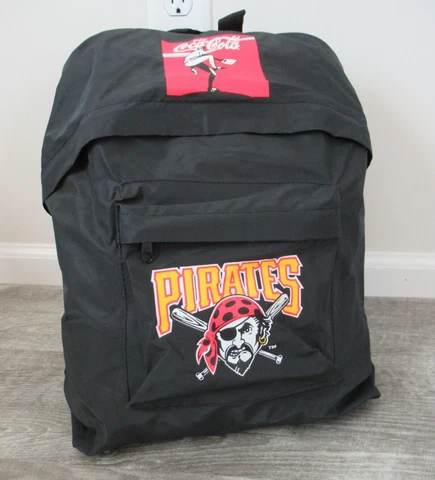 Vintage Pittsburgh Pirates Backpack 90's 00s SGA MLB Stadium Give Away Coca Cola Cover
