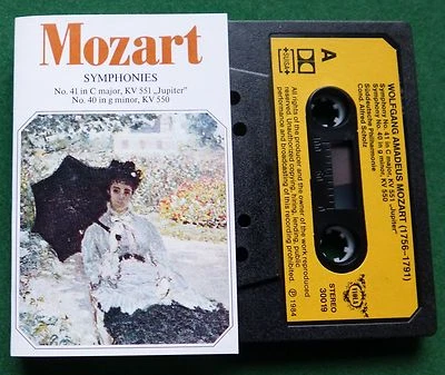 Mozart Symphonies 41 Jupiter & 40 Alfred Scholz Cassette Tape - TESTED - Image 1 of 2