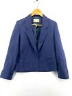 Demura Skirt Suit Vintage 10 Pure Wool Blue Jacket Euc (S1940-B8)&(3134-K5)
