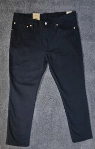 Levis 511 Jeans Herren 36x30 Schwarz Slim Straight Mid Rise Dark Wash Stretch Denim - Bild 1 von 17