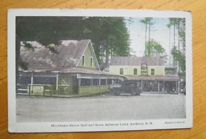 Moonbeam Tanzsaal und Laden Baboosic Lake Amherst NH handkolorierte Schwalbe - Bild 1 von 2