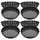  8pcs Mini Tart Pans with Removable Bottom for Baking Mousse Cakes and-KK