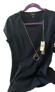 BCX Bluse, schwarz Gr. L neu mit Etikett und edler Kette reduzierter Preis - Bild 1 von 3