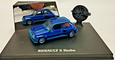 Eagle Collectibles Renault 5 GT Turbo Blue 1:43 Scale Model Diecast 1980s Car