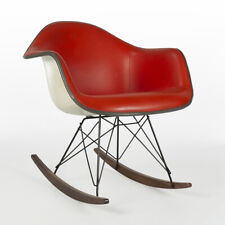 Herman Miller Eames Chair Red Original Vintage White RAR Rocking Arm Shell
