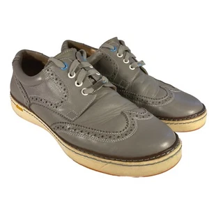 Royal Albartross Club Brogue Mens Sz 9 Golf Shoes Spikeless Wingtip Vibram Gray - Picture 1 of 14