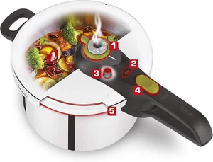 Tefal P2530737 Secure 5 Neo Schnellkochtopf | 6 L | 2-Stufen-Garregler -neu ovp - Bild 1 von 6