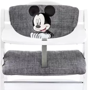NUEVO Almohadillas para trona Hauck Alpha Deluxe en gris Mickey Mouse - Imagen 1 de 5