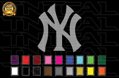 New York Yankees Decal Sticker Baseball Team Logo MLB Car Truck Window Wall - Image 1 of 2