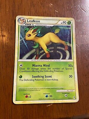 Leafeon 13/95 Holo Rare Call of Legends - Pokemon Card - HP/DMG