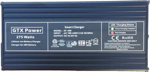 Cargador inteligente de 5 amperios para bicicleta eléctrica de largo alcance G-FORCE T7 - Imagen 1 de 4