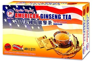 Hsu’s American Ginseng Tea 40 bustine di tè (2x20bgs) - NUOVO DI ZECCA! - Foto 1 di 2
