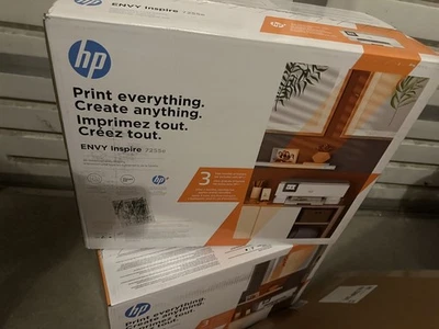 HP ENVY Inspire 7255e Wireless Inkjet All-in-One Printer - White/Beige New - Image 1 of 3