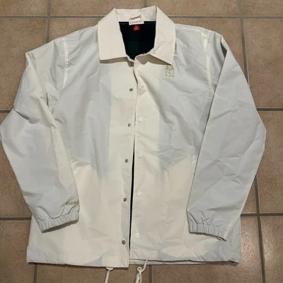 Chaqueta con botones MITCHELL & NESS para hombre talla grande forro a cuadros Foto 1 de 4