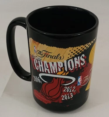 Miami HEAT 3-Time CHAMPIONS The Finals 2006 2012 2013 Orca COATING Mug NBA - Image 1 of 4