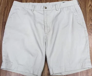 PANTALONES CORTOS POLO RALPH LAUREN CORTE CLÁSICO 100% ALGODÓN CAQUI CLARO Talla 38 - Imagen 1 de 3