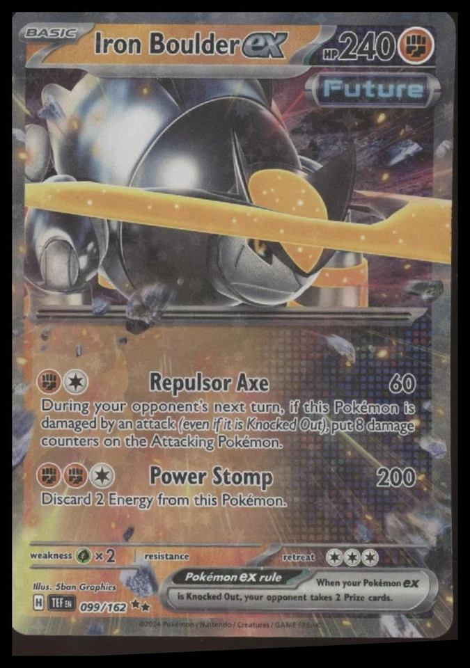 SV05: Temporal Forces #099/162 Iron Boulder ex - Image 1 of 1