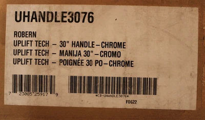 Robern UHANDLE3076 - UPLIFT TECH, ALÇA DE 30" - Cromado - Imagem 1 de 2