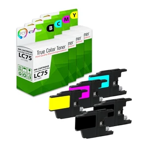 5Pk TCT LC75 LC75BK LC75C LC75M LC75Y HY For Brother MFC-J430W J825DW Comp Ink - Picture 1 of 6