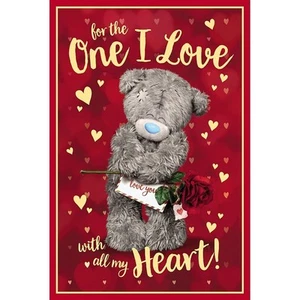 Me to You One I Love With All My Heart 3D Birthday CardMixedSize6x9ALM93054 the - Picture 1 of 3
