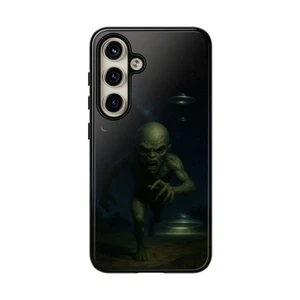 Alien Abduction Theme Tough Phone Case Samsung Galaxy for Sci-Fi and Horror Fans - Picture 1 of 49