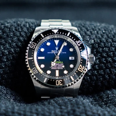 Часы 2024 Rolex Sea-Dweller Deepsea JAMES CAMERON синие 44 мм 136660 самые полные - Изображение 1 из 4