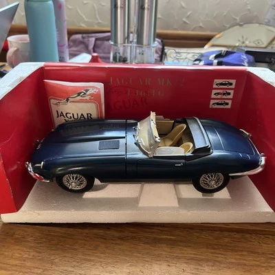 Tonka Polistil Jaguar XKE 4.2 In Blue - Image 1 of 3