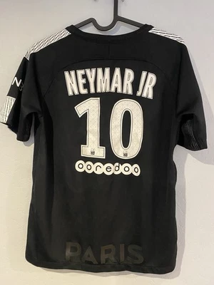 Nike Paris Saint-Germain PSG Neymar Jr #10 Youth Medium Black Dri-Fit Jersey - Photo 1/4