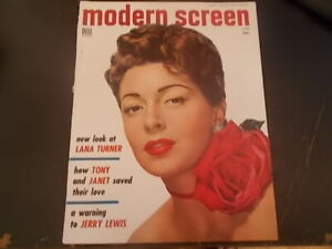 Susan Hayward, Lana Turner, Audrey Hepburn - Modern Screen Magazine 1954