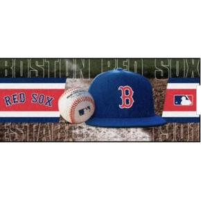 30 Zoll x 72 Zoll Boston Red Sox MLB Baseball Runner Teppich - Bild 1 von 6