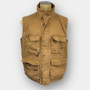 Mark's Brown Utility Field Vest L ~ Outdoor Pockets Workwear Hunting - Picture 1 of 9