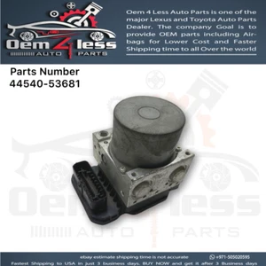 Lexus IS200T ABS Anti-Lock Brake Assembly 2017 OEM 44540-53681 - Picture 1 of 8