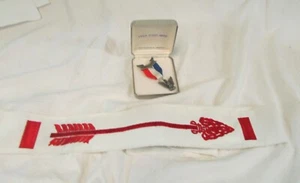 Vintage Boy Scout Eagle Award With Case & Sash, 1963 - Picture 1 of 8
