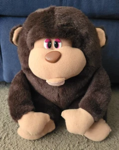Vintage - Electronic Whistling Monkey with Sensor - Plush Monkey Gorilla Ape - Picture 1 of 6