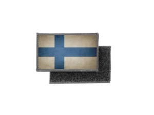Flaggenaufnäher bedruckt Abzeichen Land Vintage Finnland - Bild 1 von 1