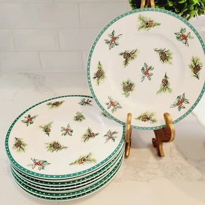 8 MIKASA Ultima+ Super Strong Fine China CHRISTMAS WISH Salatteller HK713 - Bild 1 von 23