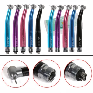 New Dental PANA MAX High Speed Handpiece Air Turbine Push Button 2/4H COLORS sa - Picture 1 of 72