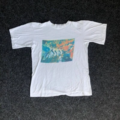 Camiseta Moulin Rouge Archive Vintage Años 90 Mediana Para Hombre Blanca Foto 1 de 4