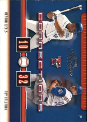 Playoff Prestige Connections #70 2003 V.Wells R.Halladay - casi nuevo Foto 1 de 2
