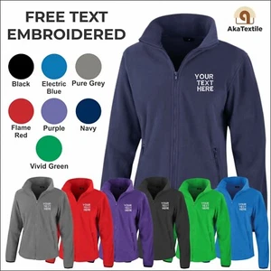 Personalised Result Core Ladies Fashion Fit Outdoor Fleece Fitted Style Jacket - Picture 1 of 4