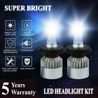 2* H4 Led Headlight Kit 9003 Hb2 Cob Hi-Lo Beam 2000W 300000Lm White Light Bulb