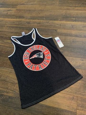 NFL WOMEN'S NEW ENGLAND PATRIOTS, pajama top, black, MEDIUM,  New w/tags Cover