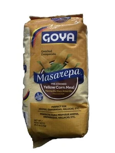 Goya Masarepa Comida de Maíz Amarillo/Harina de Maíz 35,2 OZ (1kg) Paquete de 3 - Imagen 1 de 3