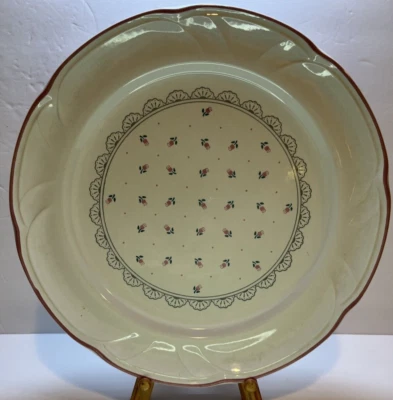 Vajilla DE COLECCIÓN VICTORIANA gres rosa rosebuds 1988 plato de Japón Foto 1 de 4