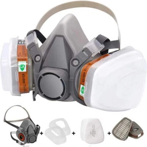 Reusable Full Face Respirator 6200 spray mask for spraying Painting Chemical Pol - Picture 1 of 9