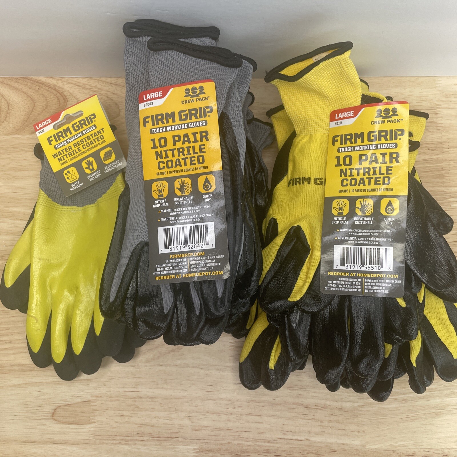 big time products firm grip gloves