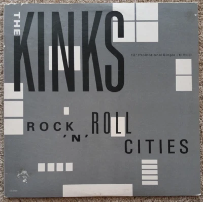 The Kinks Rock N Roll Cities Promo 33 1/3 rpm 12" Single Record - Image 1 of 4