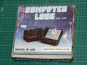 Vintage Computer Lock for car B-101 Computerized Burglar Alarm from the 1980s - Bild 1 von 4