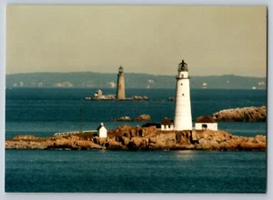 Boston & Graves Lights + 6 Lighthouses of India 4-7/8 x 3-1/2 Photos Pt Calimar - Picture 1 of 14